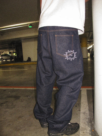 PORKER Dark Blue Raw Denim